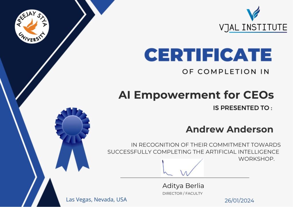 Ai Certificate