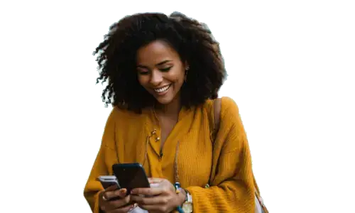 Customer image representing local business growth through SEO, AEO, and targeted digital strategies by iQ Marketers