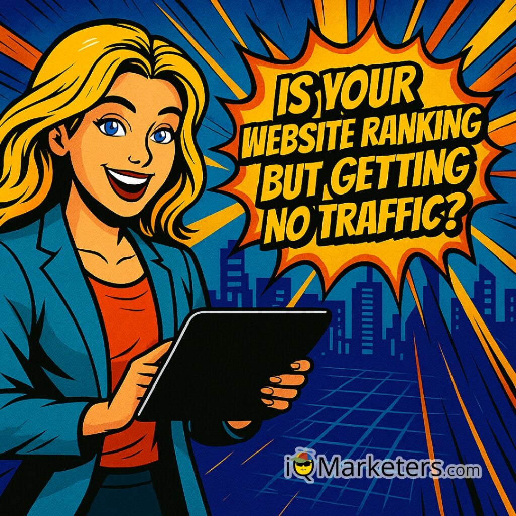 Website Ranking But No Traffic