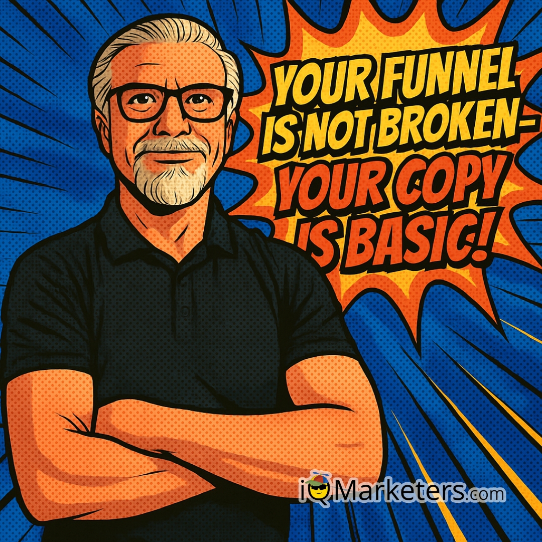 Your Funnel Is Not Broken, Your Copy Is Just Basic