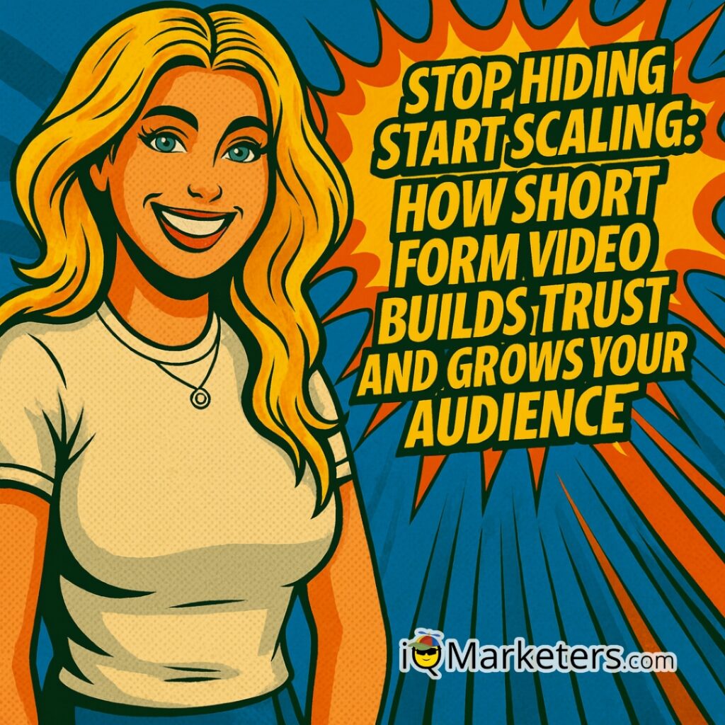 Stop Hiding Start Scaling How Short Form Video Builds Trust and Grows Your Audience