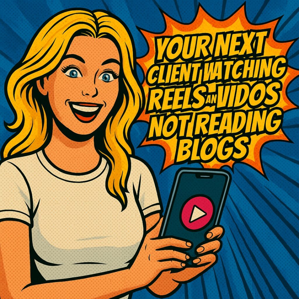 Your Next Client Is Watching Reels And Videos Not Reading Blogs