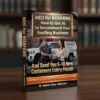 book cover of AEO for Roofers on a wooden desk