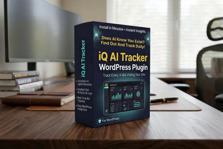 iQ AI Tracker WordPress Plugin - Track Every AI Bot Visiting Your Website