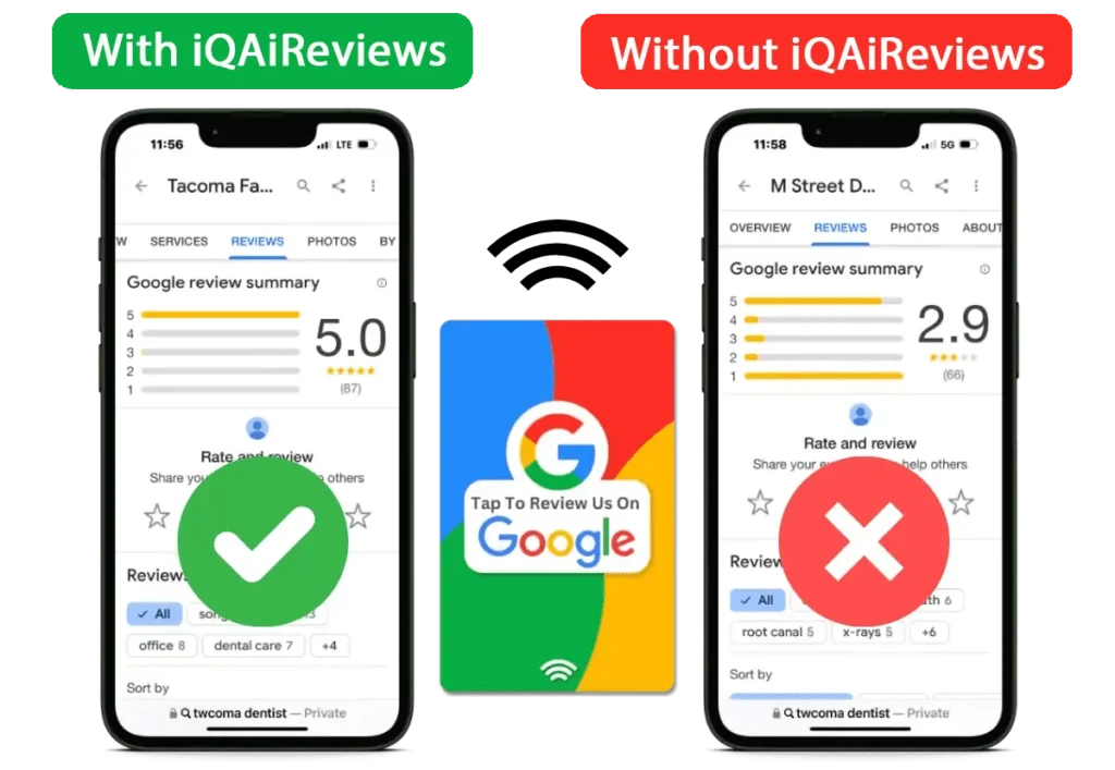 Tap Card to Boost Google Reviews